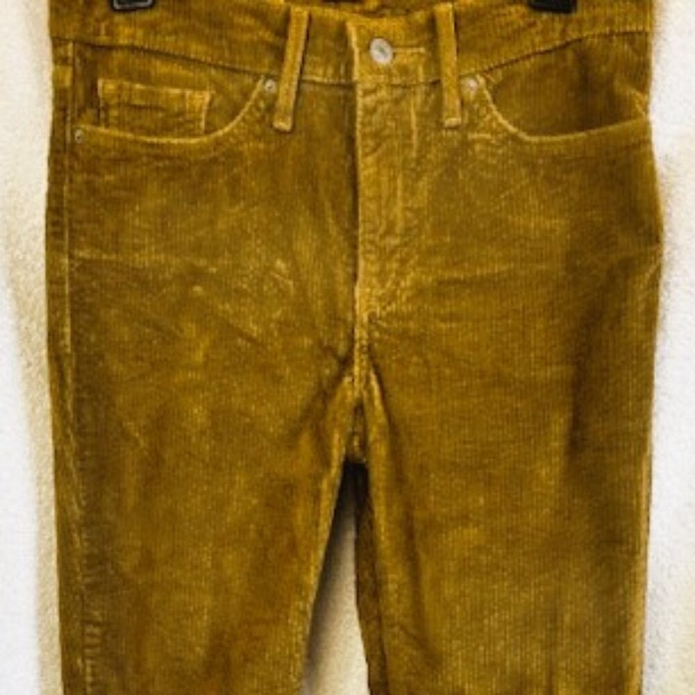 Levi Strauss 311 Shaping Skinny courduroy mid rise zip fly pants NWT Size 29